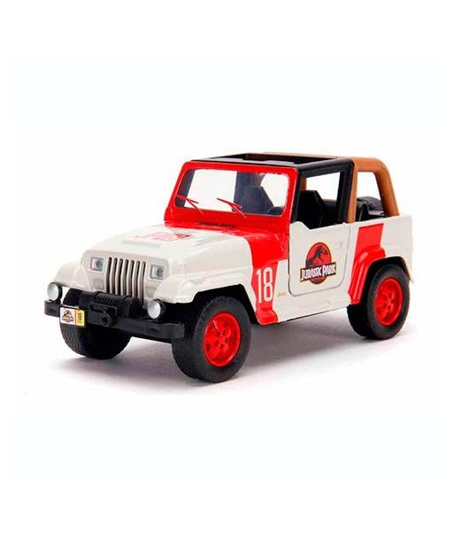Réplica Jeep Wrangler Jurassic Park 1:32 - Parque Jurásico - El Vehículo Icónico de la Isla Nublar