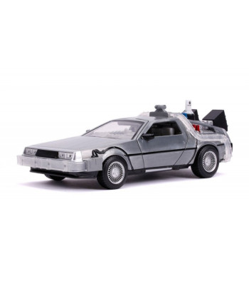 Réplica DeLorean Time Machine 1:24 - Regreso al Futuro II - La Máquina del Tiempo Voladora