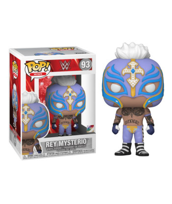 Figura Funko Pop Rey Mysterio 93 - WWE - Maestro del 619 con Máscara Púrpura