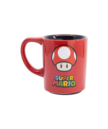 TAZA CERÁMICA ANTIVUELCO 300 ML SUPER MARIO POWER
