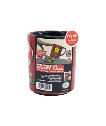 TAZA CERÁMICA ANTIVUELCO 300 ML SUPER MARIO POWER