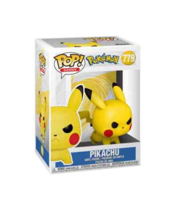 Figura Funko Pop Pikachu 779 - Pokemon - Eléctrico con Expresión de Enfado