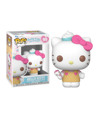 Figura Funko Pop Hello Kitty 99 - Hello Kitty and Friends - Dulce Estilo Helado de Waffle
