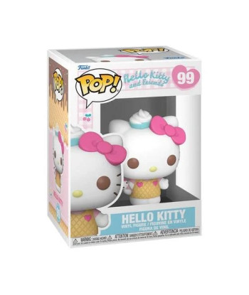 Figura Funko Pop Hello Kitty 99 - Hello Kitty and Friends - Dulce Estilo Helado de Waffle