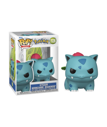 Figura Funko Pop Ivysaur 1126 - Pokémon - Evolución con Flor en Floración