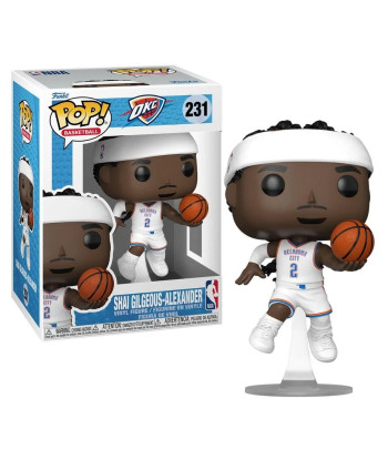 Figura Funko Pop Shai Gilgeous-Alexander 231 - NBA Oklahoma City Thunder - Estrella de los Thunder
