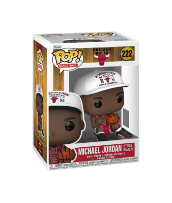Figura Funko Pop Michael Jordan 222 - NBA Chicago Bulls - 3 Times in a Row