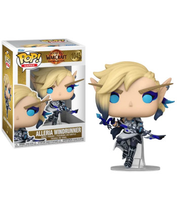 Figura Funko Pop Alleria Windrunner 1045 - World of Warcraft - Arquera del Vacío en Pose Dinámica