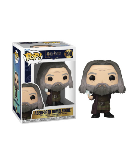 Figura Funko Pop Aberforth Dumbledore 190 - Harry Potter - Dueño de Cabeza de Puerco con Espejo