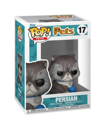 Figura Funko Pop Persian 17 - Pets - Gato Persa con Ovillo de Lana Azul