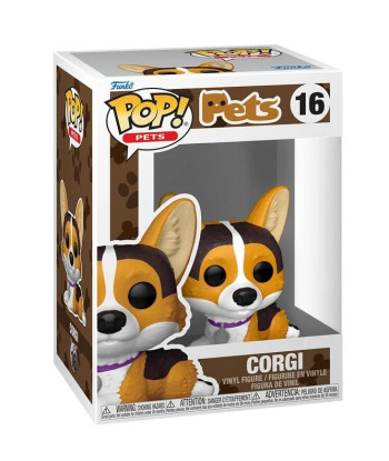 Figura Funko Pop Corgi 16 - Pets - El Perro Real más Adorable