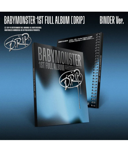 CD Babymonster Drip (1st Full Album) - BABYMONSTER - BINDER Ver. - El Debut más Potente y Visual de YG