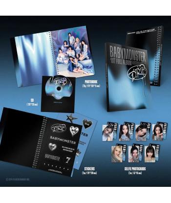 CD Babymonster Drip (1st Full Album) - BABYMONSTER - BINDER Ver. - El Debut más Potente y Visual de YG