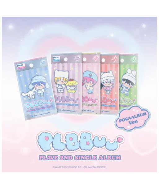 CD PLAVE PLBBUU (2nd Single Album) 10x14cm - PLAVE - POCA ALBUM Ver. - El Fenómeno Virtual que Conquista Corazones
