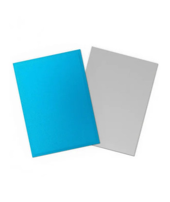 Fundas Standard Matte Dual Sky Blue & Silver (100) - Dragon Shield