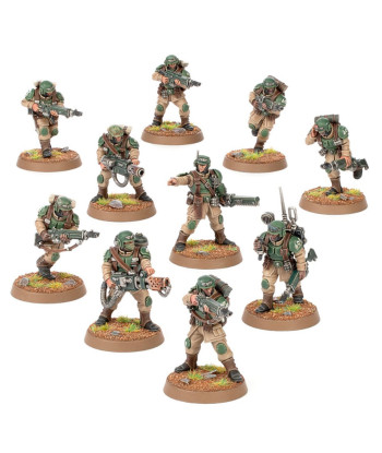 Astra Militarum Cadian Shock Troops Tropas de Choque de Cadia Warhammer 40k