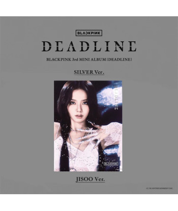 CD Blackpink Deadline (3rd Mini Album) 14x12cm - BLACKPINK - SILVER Ver. (JISOO) - La Elegancia Atemporal de la Visual de Corea