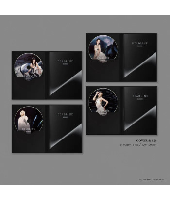 CD Blackpink Deadline (3rd Mini Album) 14x12cm - BLACKPINK - SILVER Ver. (JENNIE) - El Estilo más Chic y Rompedor de la IT Girl