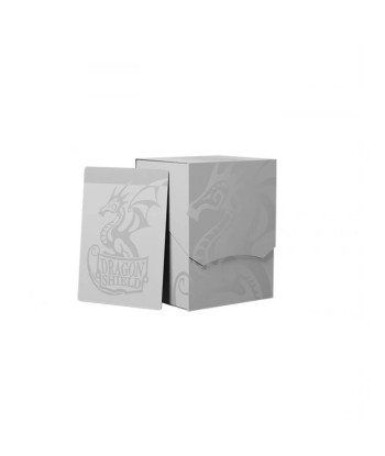 Caja de mazo Ashen White Blanco (100) - Dragon Shield