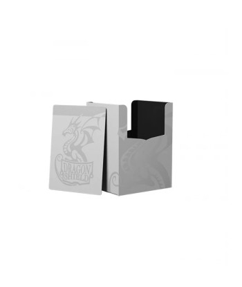 Caja de mazo Ashen White Blanco (100) - Dragon Shield
