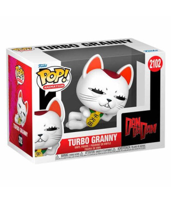 Figura Funko Pop Turbo Granny 2102 - Dandadan - El Espíritu más Veloz en Forma de Gato