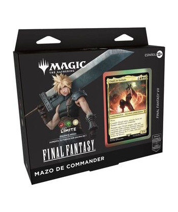 Mazo de Commander Final Fantasy VII: Límite - Magic The Gathering - ¡Acumula Poder! (Español)
