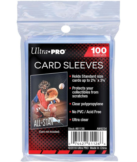 Fundas Standard Regular Cards (100) - Ultra Pro