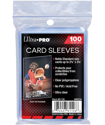 Fundas Standard Regular Cards (100) - Ultra Pro