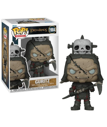 Figura Funko Pop Guritz 1984 - El Señor de los Anillos - El Capitán Orco del Cráneo