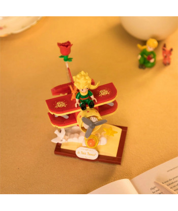 Set de construcción figurita Pantasy El Principito y zorro en avión