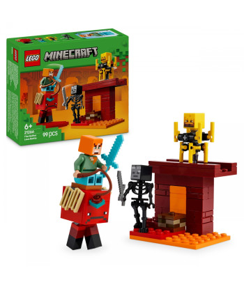 LEGO Minecraft La Batalla de Lava del Inframundo