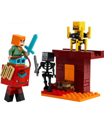LEGO Minecraft La Batalla de Lava del Inframundo