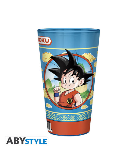 Vaso grande goku y el nimbus volador dragon ball 400 ml