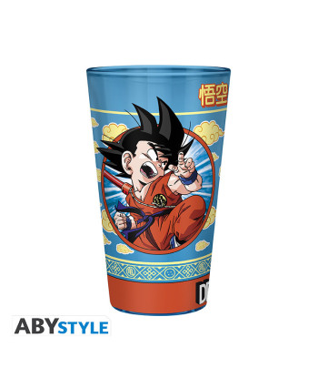 Vaso grande goku y el nimbus volador dragon ball 400 ml
