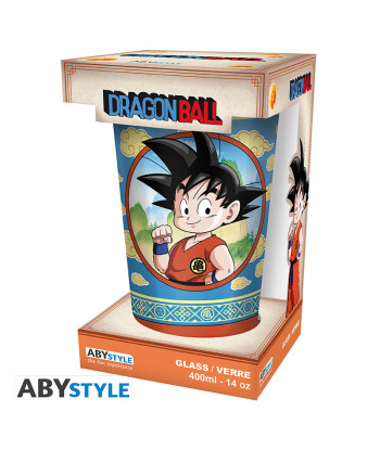 Vaso grande goku y el nimbus volador dragon ball 400 ml
