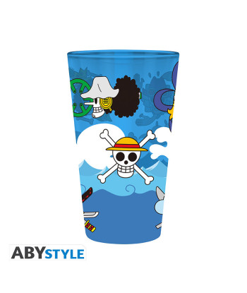 Vaso grande calaveras one piece 400 ml