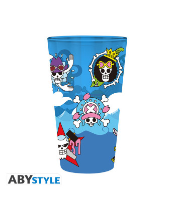 Vaso grande calaveras one piece 400 ml