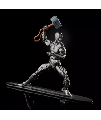 Figura Hasbro Silver Surfer con Mjolnir Fallen Silver - Marvel Legends Series - El Poder Digno del Heraldo 15cm
