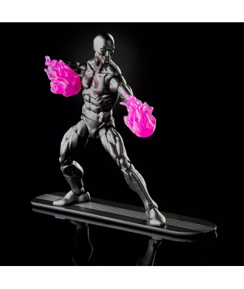 Figura Hasbro Silver Surfer con Mjolnir Fallen Silver - Marvel Legends Series - El Poder Digno del Heraldo 15cm