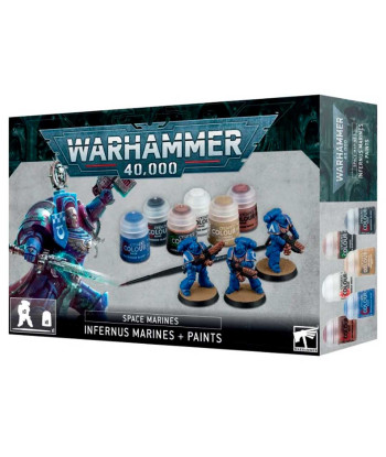 Space Marines: Infernus Marines + Set de Pinturas - WARHAMMER 40K