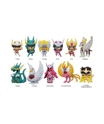 LLAVEROS SORPRESA - LOS CABALLEROS DEL ZODIACO (Series 1) (1 UNIDAD)