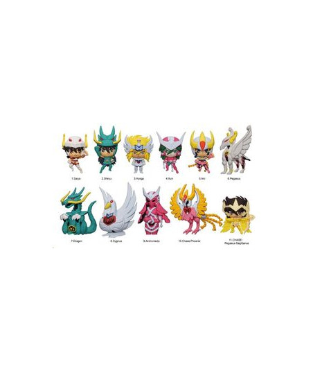 LLAVEROS SORPRESA - LOS CABALLEROS DEL ZODIACO (Series 1) (1 UNIDAD)