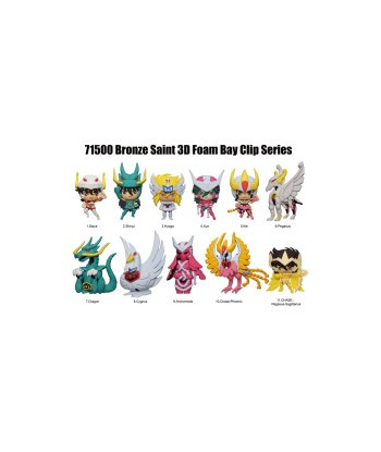 LLAVEROS SORPRESA - LOS CABALLEROS DEL ZODIACO (Series 1) (1 UNIDAD)