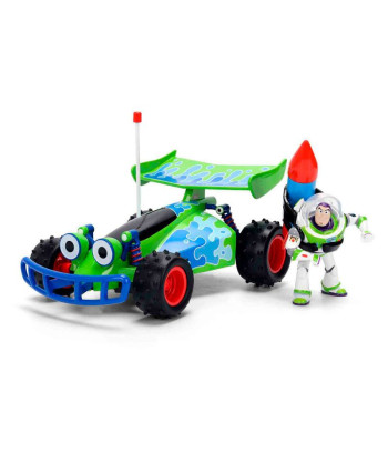 Figura Jada Buzz Lightyear y Turbo Buggy RC - Toy Story Hollywood Rides - ¡Al Infinito y Más Allá! 1:24