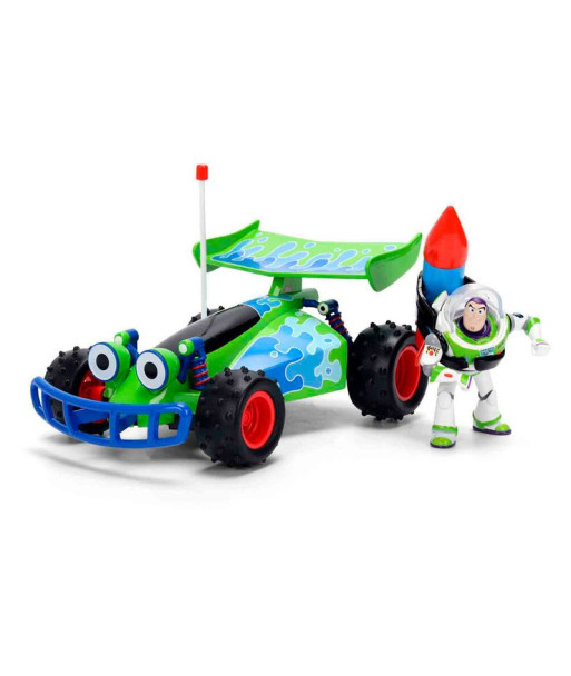 Figura Jada Buzz Lightyear y Turbo Buggy RC - Toy Story Hollywood Rides - ¡Al Infinito y Más Allá! 1:24