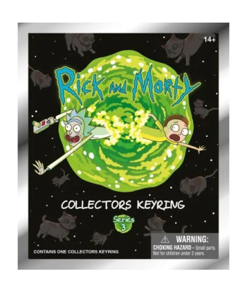 LLAVERO SORPRESA - RICK Y MORTY (Series 3) (1 UNIDAD)