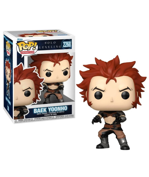 Figura Funko Pop Baek Yoonho 2268 - Solo Leveling - Cazador de Rango S en Pose de Ataque