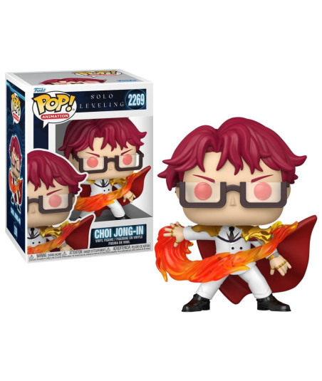 Figura Funko Pop Choi Jong-In 2269 - Solo Leveling - Mago de Rango S con Efecto de Fuego