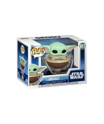 Figura Funko Pop Grogu 823 - Star Wars - Baby Yoda en Cuna Flotante