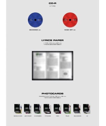 CD Stray Kids - ODDINARY (Standard Edition) - Stray Kids - Scanning / Mask Off Ver. - El Sonido de lo Extraordinario